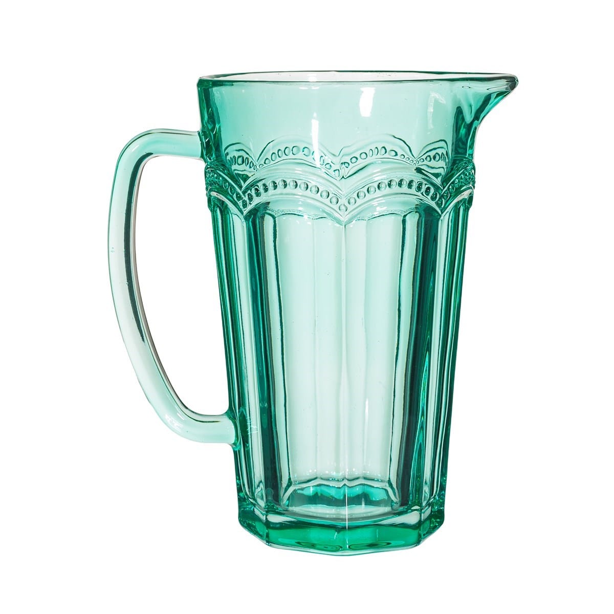 Sass & Belle Turquoise Clarisse Glass Jug