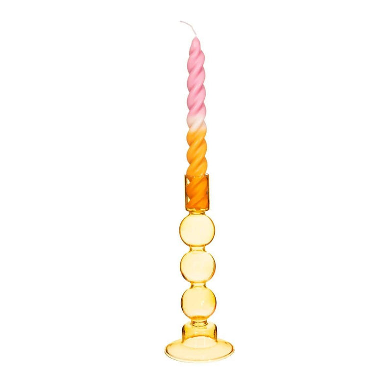 Sass & Belle Yellow Bubble Candleholder