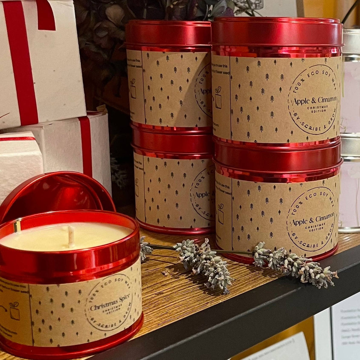 Scribe & Grow Christmas Spice Grow Candle