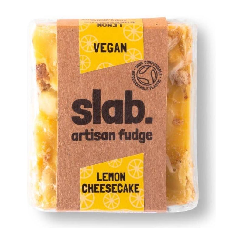 Slab Artisan Fudge Lemon Cheesecake Vegan Fudge