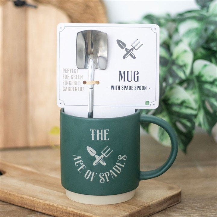 Something Different Ace of Spades Mug with Spade Spoon