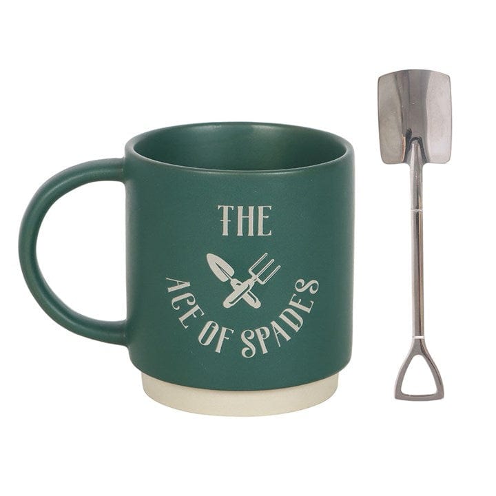 Something Different Ace of Spades Mug with Spade Spoon