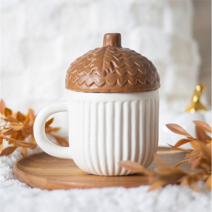 Something Different Autumn Acorn Shaped Mug With Lid