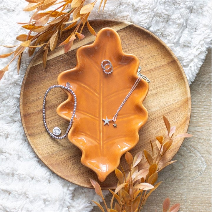 Something Different Autumn Leaf Trinket Dish