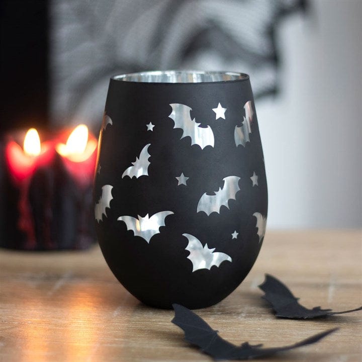 Something Different Bat Design Stemless Wine Glass