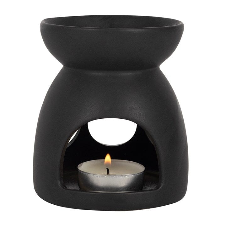 Something Different Black Triple Moon Oil Burner