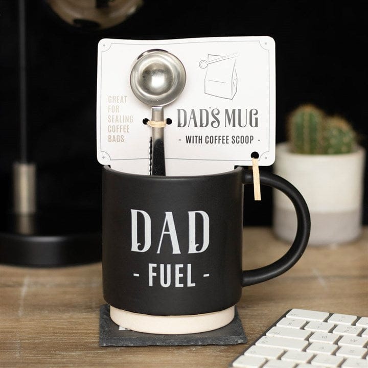 Something Different Dad Fuel Mug and Coffee Scoop Clip