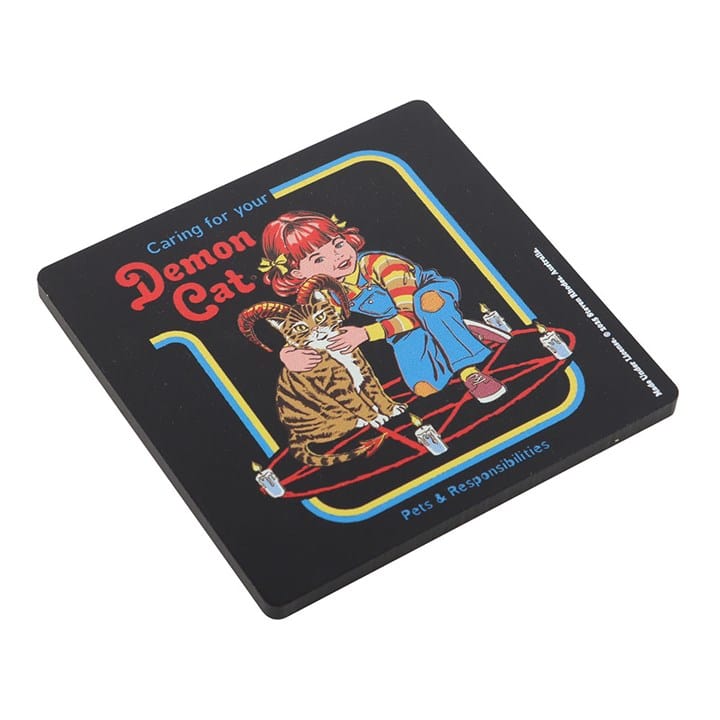 Something Different Demon Cat Coaster