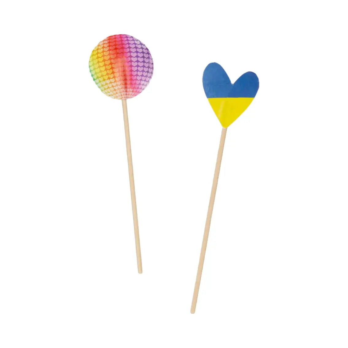 Talking Tables Eurovision Song Contest Food Flags - 24 Pack