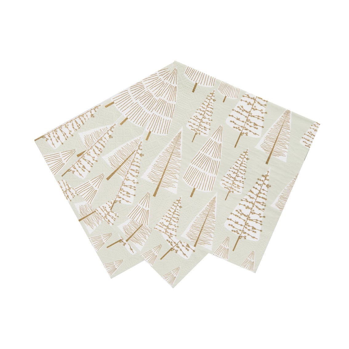 Talking Tables Gold Christmas Tree Napkins