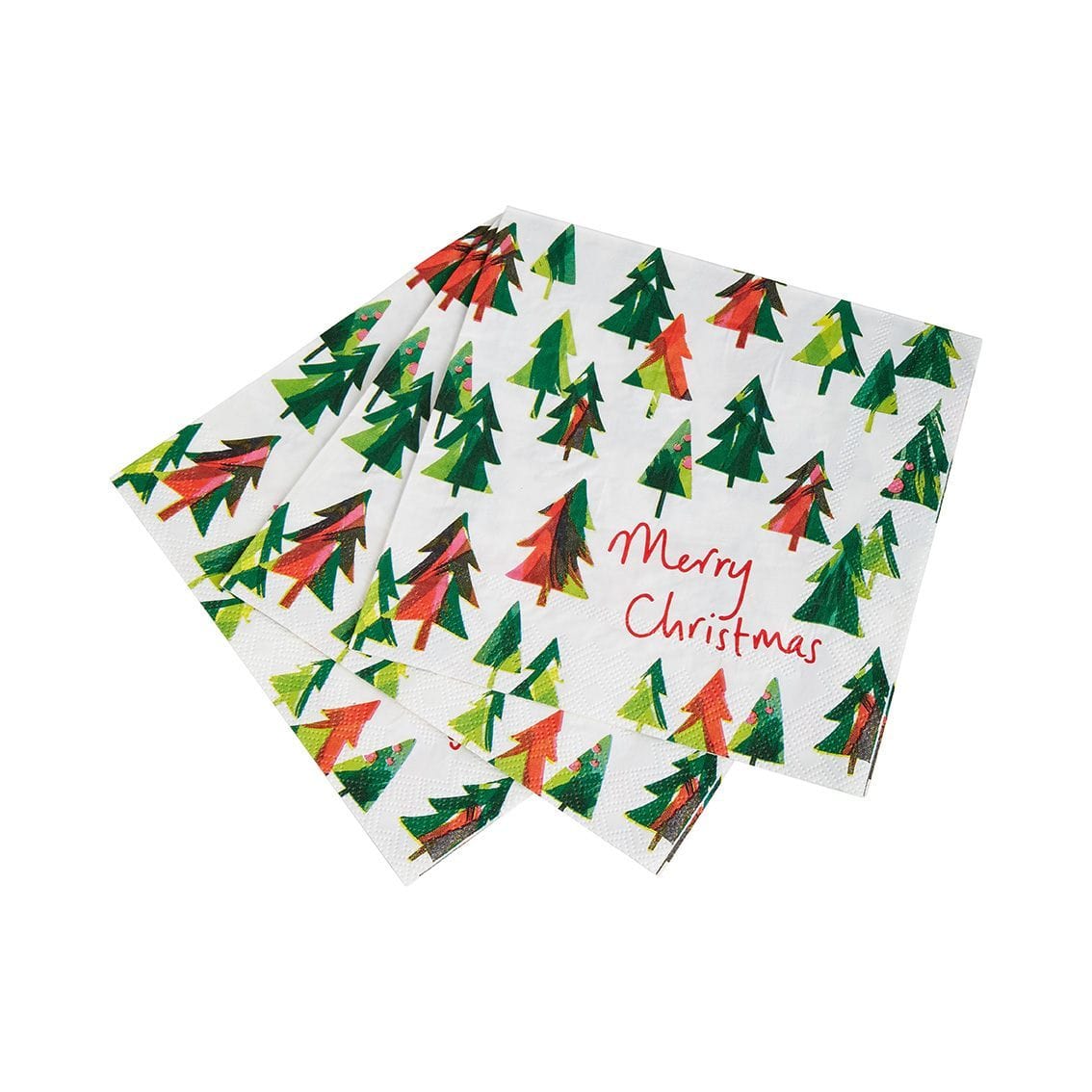 Talking Tables Green Christmas Tree Napkins
