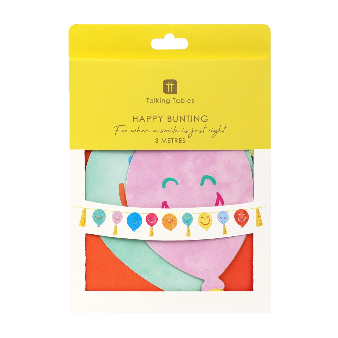 Talking Tables Happy Face Balloon Paper Garland