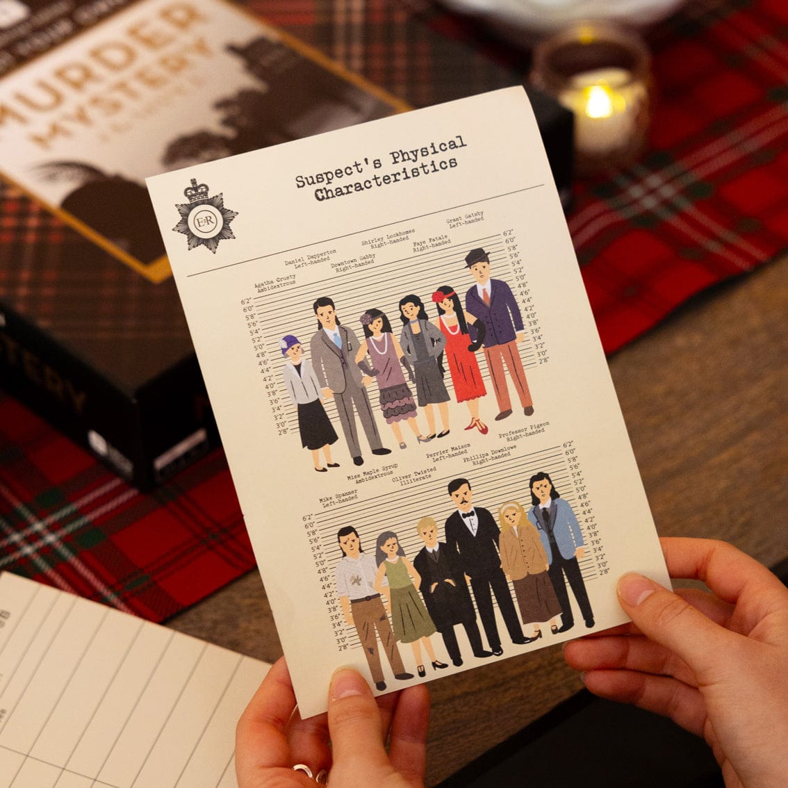 Talking Tables Host Your Own Murder Mystery at the Manor Game