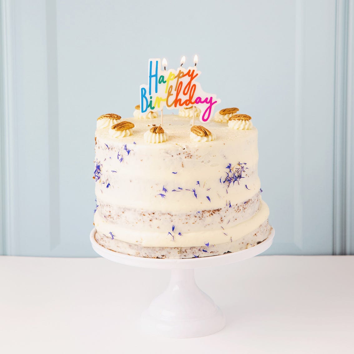 Talking Tables Large 'Happy Birthday' Candle
