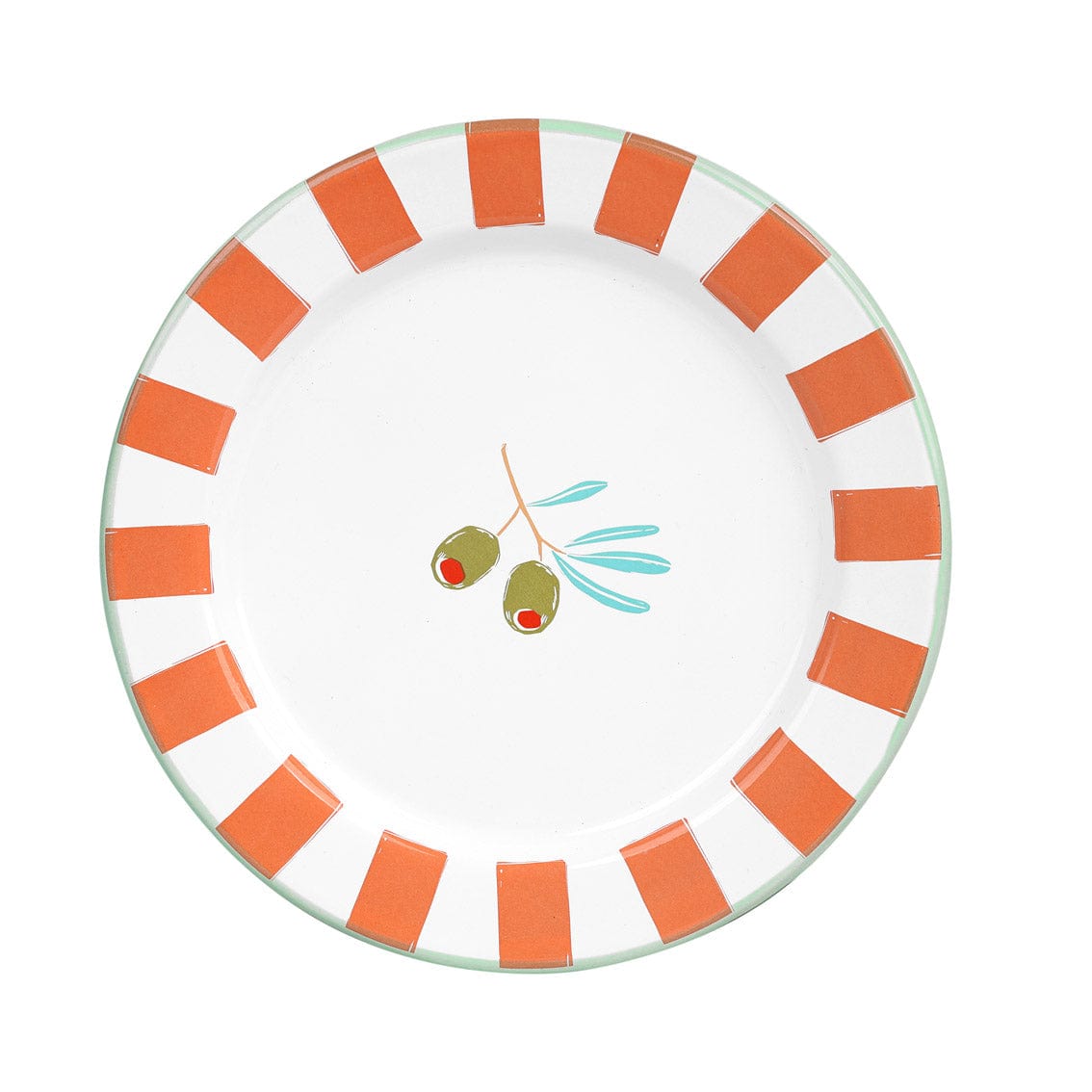 Talking Tables Olive Enamel Plate