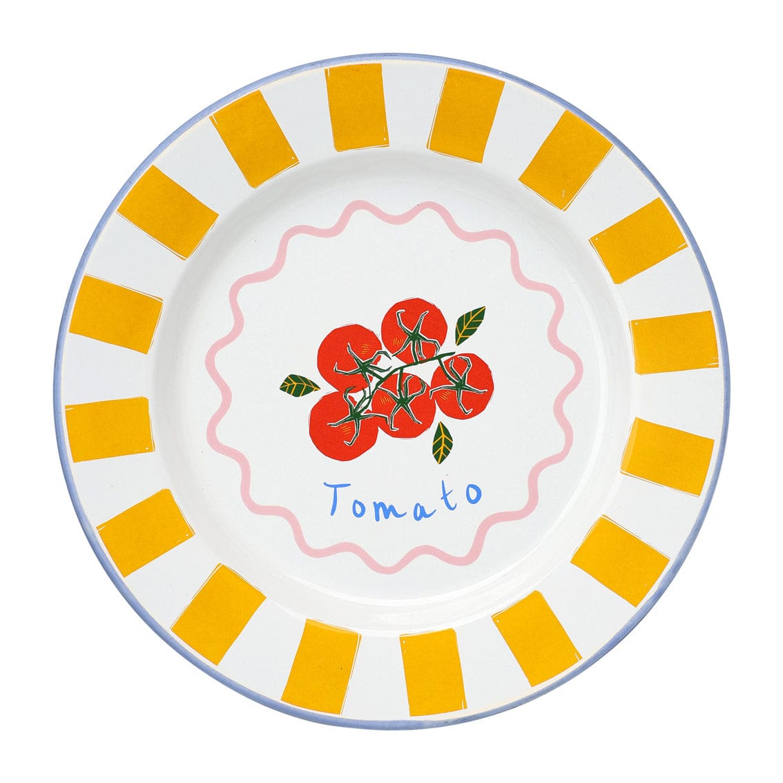 Talking Tables Tomato Enamel Plate