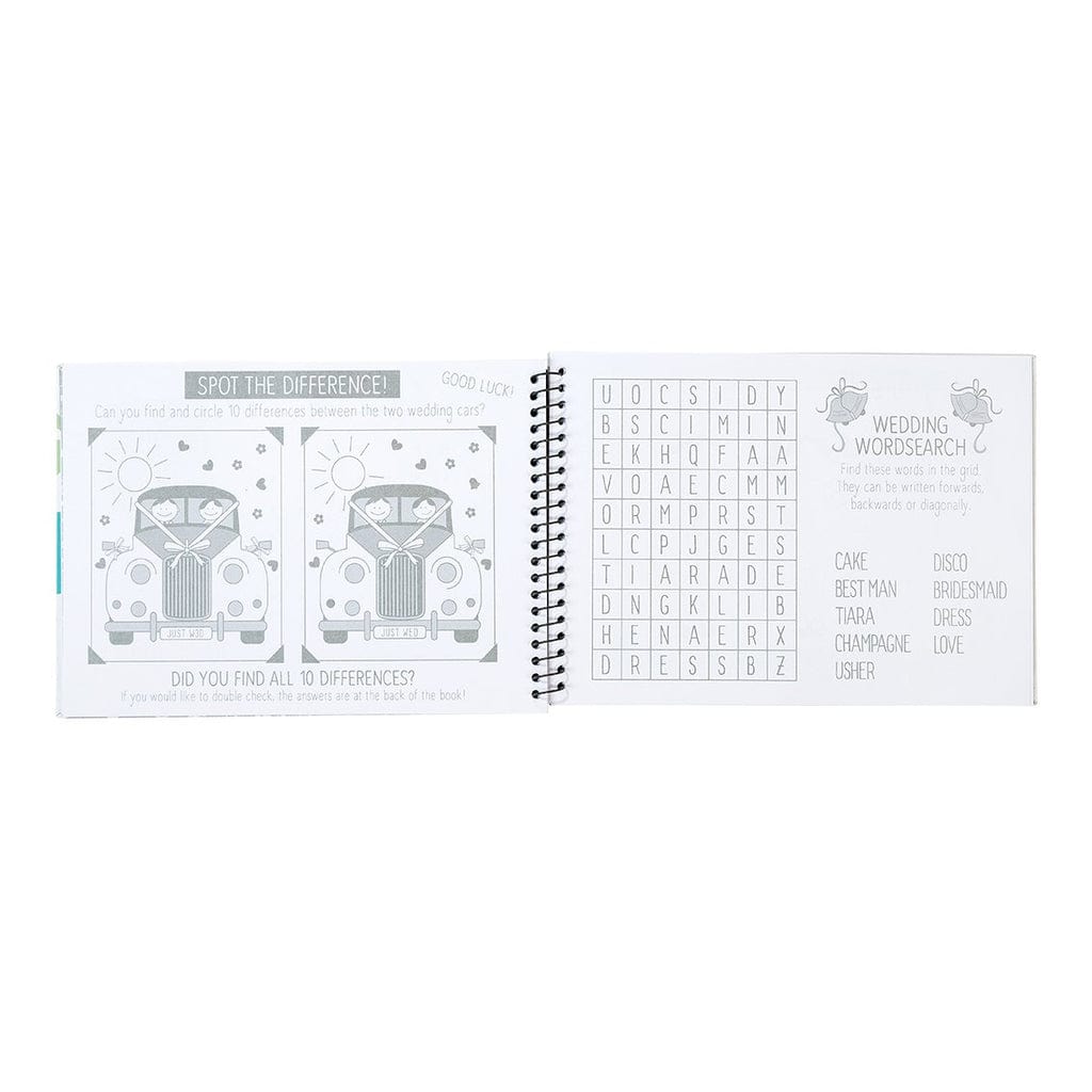 Talking Tables Wedding Day Activity Book for Kids