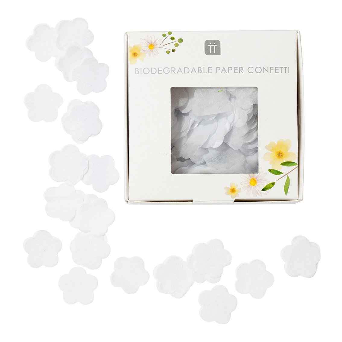 Talking Tables White Biodegradable Confetti