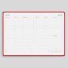 Tangible Stationery A5 Week in View Diary Red