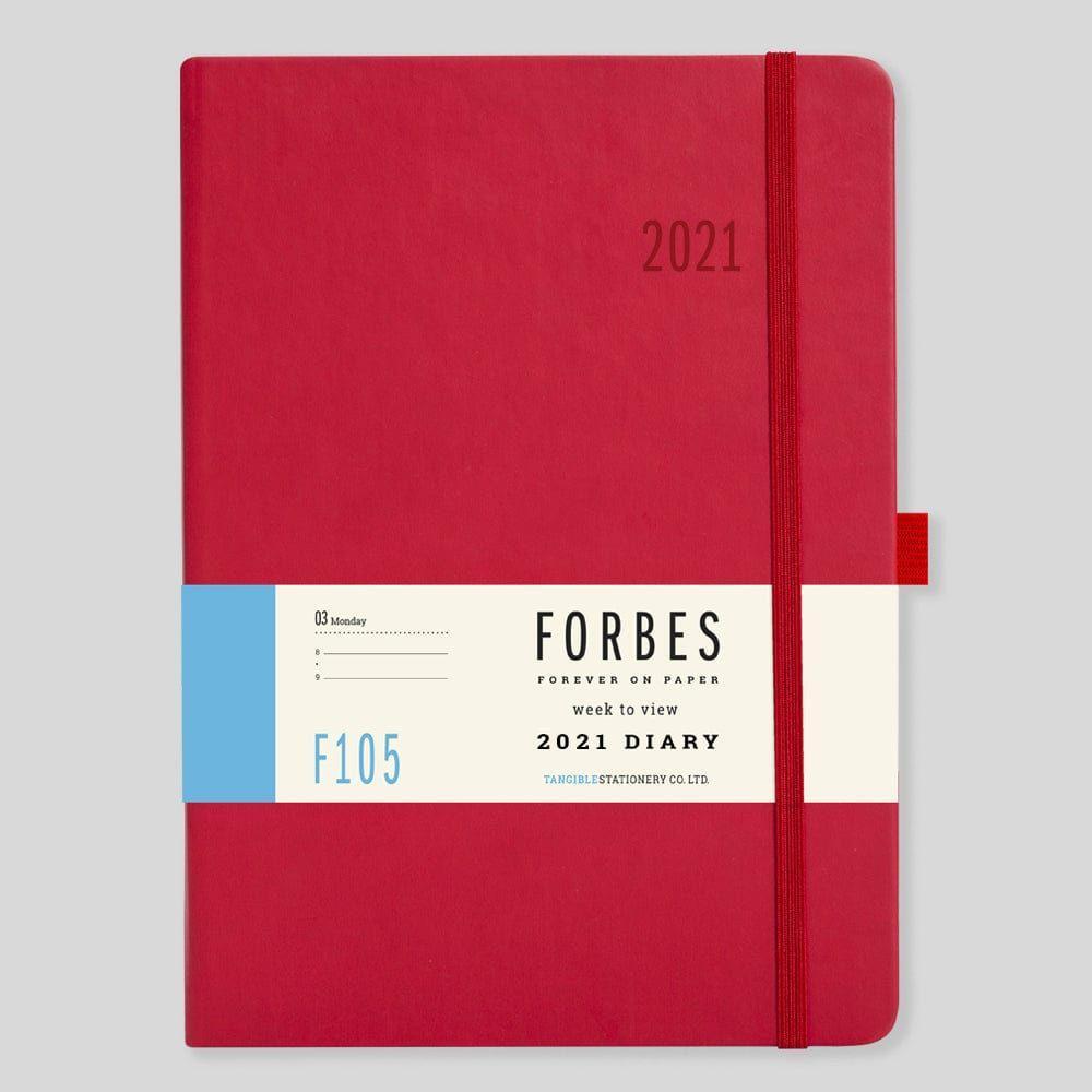 Tangible Stationery A5 Week in View Diary Red