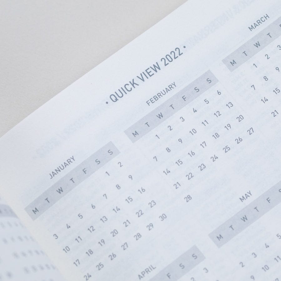 Tangible Stationery Tri-foil Weekly View Diary