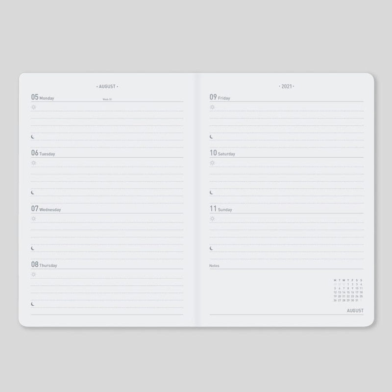 Tangible Stationery Tri-foil Weekly View Diary