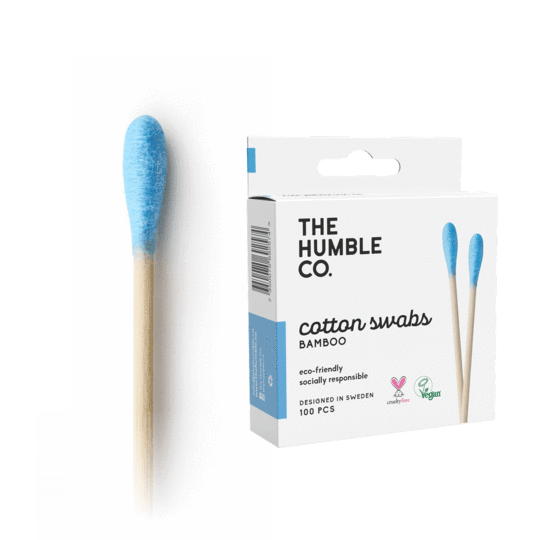 The Humble Co. blue Cotton Swabs / Buds