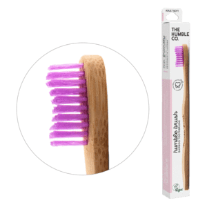 The Humble Co. pink Adult Soft Toothbrush