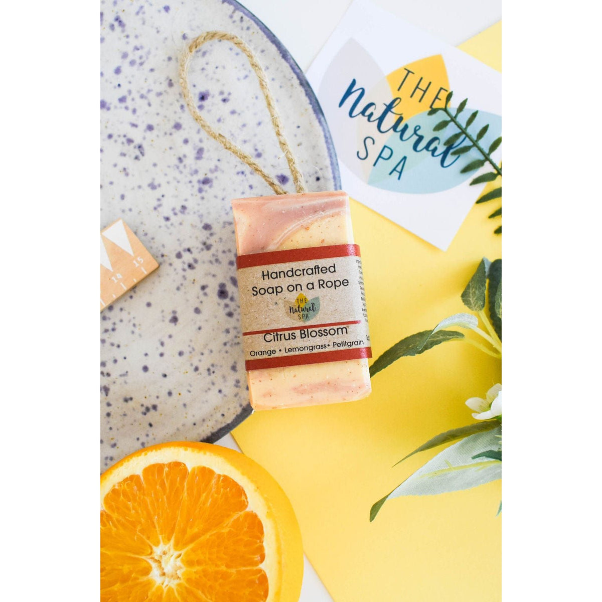 The Natural Spa Citrus Blossom Soap on a Rope