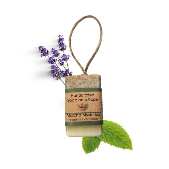 The Natural Spa Matcha Mysteries Soap On A Rope