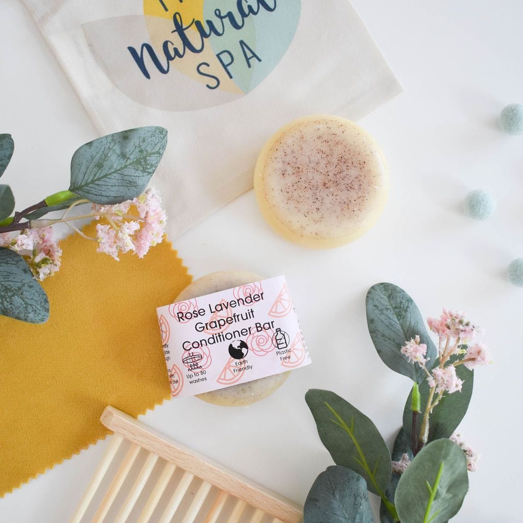 The Natural Spa Rose, Lavender and Grapefruit Conditioner Bar