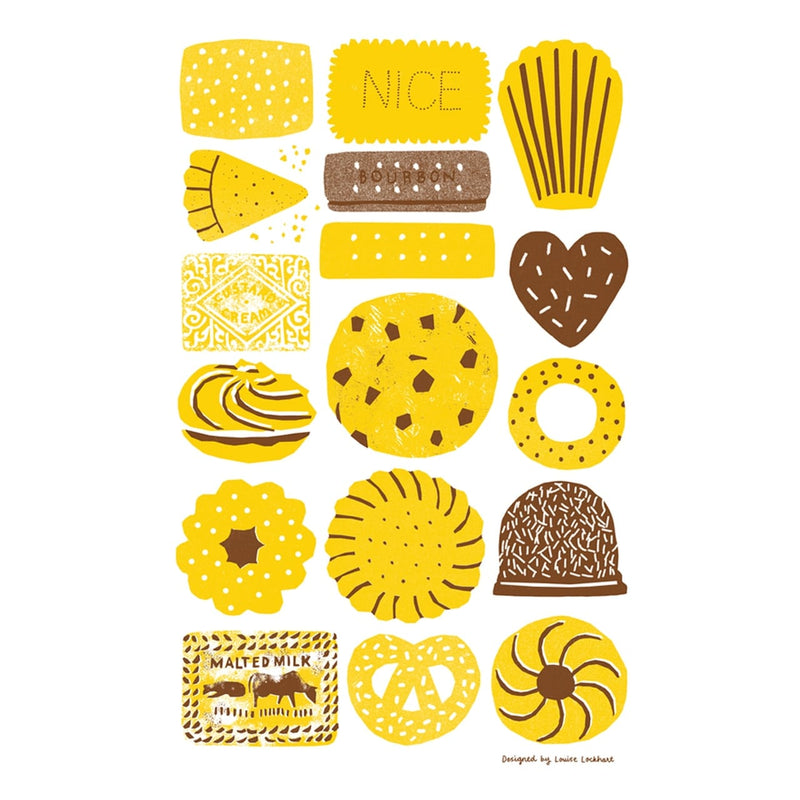 The Printed Peanut Biscuits Tea Towel