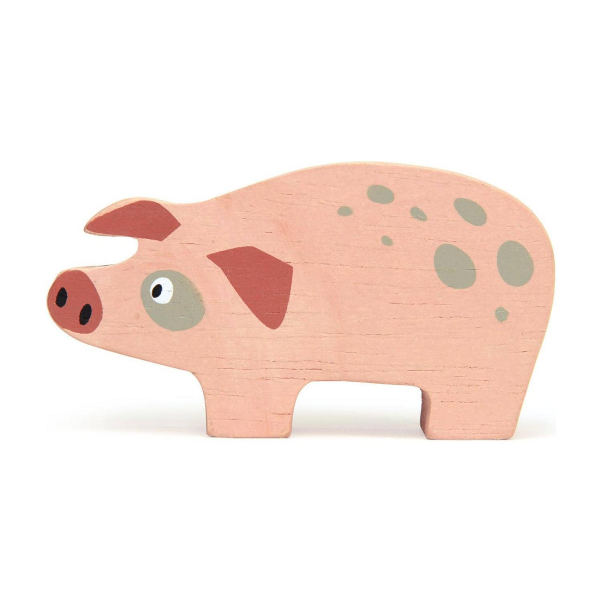 ThreadBear Design UK/EU Tender Leaf Toys Wooden Farmyard Pig - Kids Toy