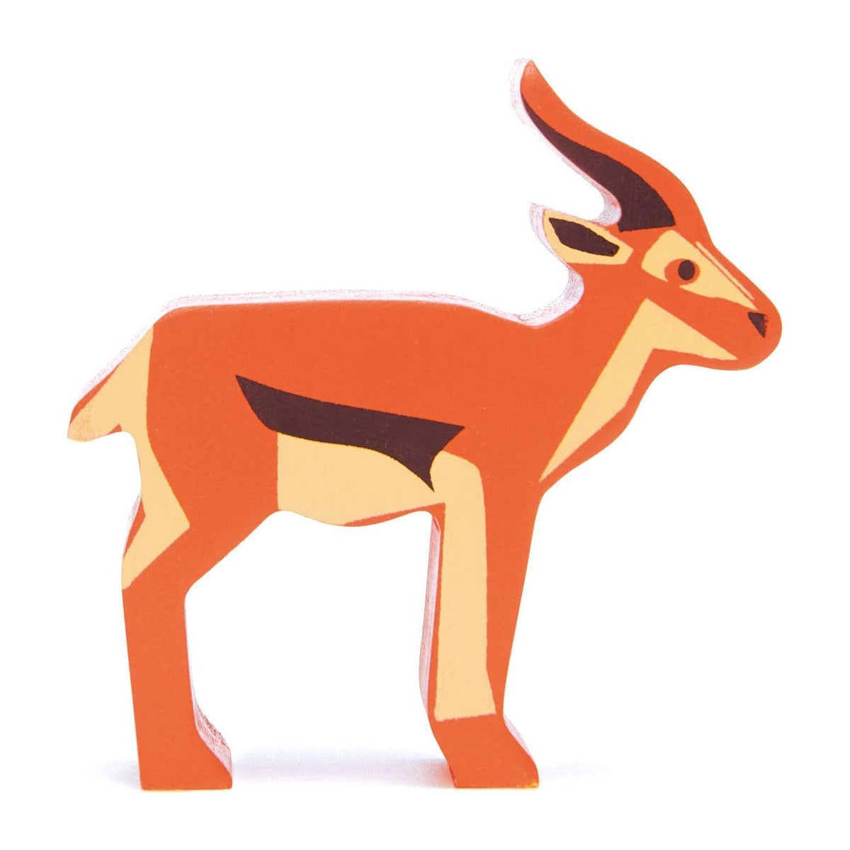 ThreadBear Design UK/EU Tender Leaf Toys - Wooden Safari Antelope Toy for Kids