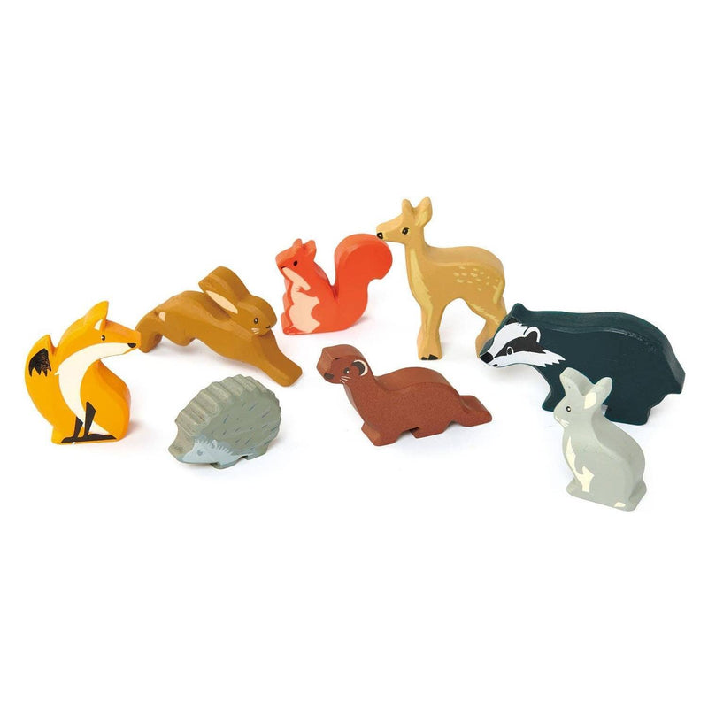 ThreadBear Design UK/EU Tender Leaf Woodland Badger - Kids' Wood Toy