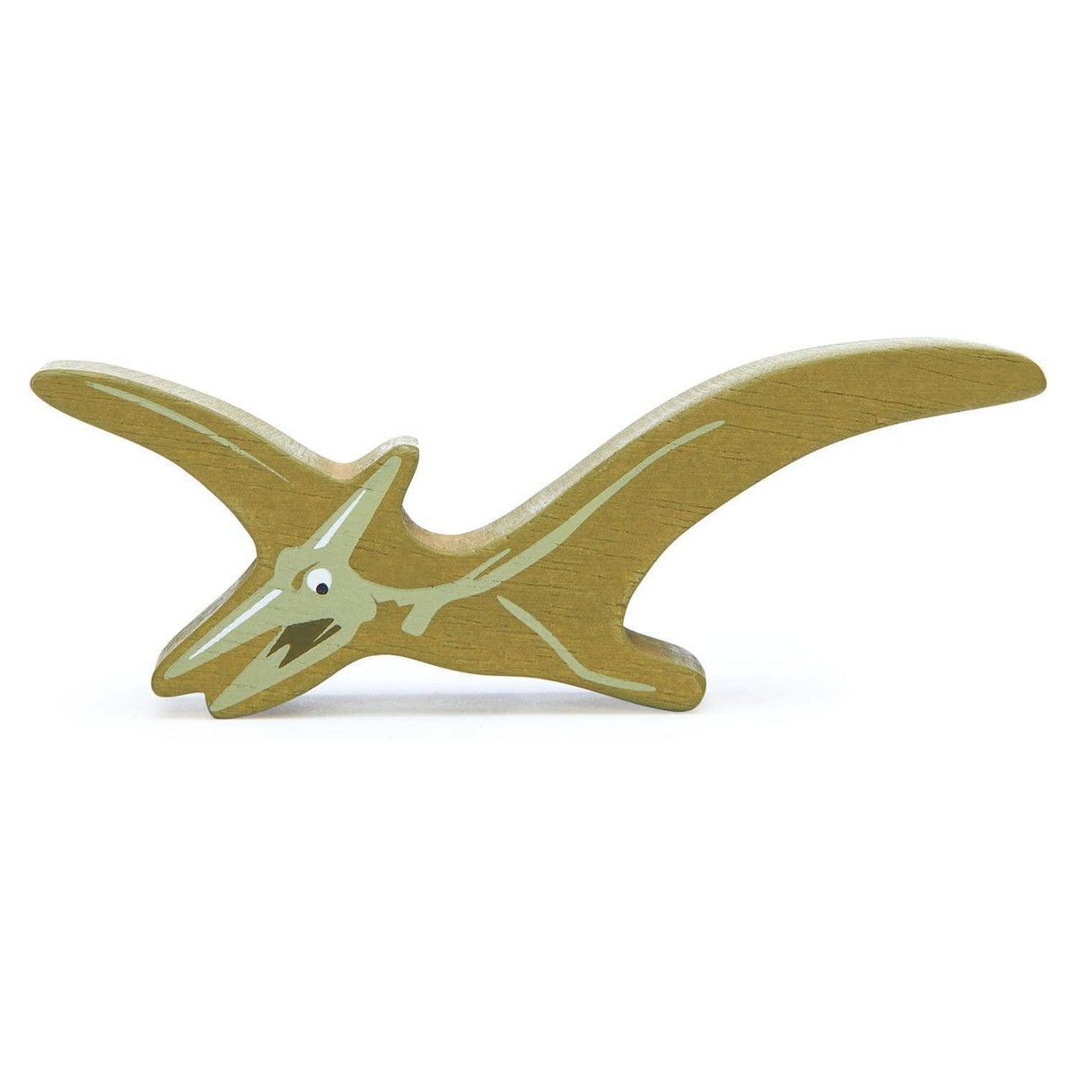 ThreadBear Design UK/EU Wooden Pterodactyl Dinosaur Figurine Toy for Kids
