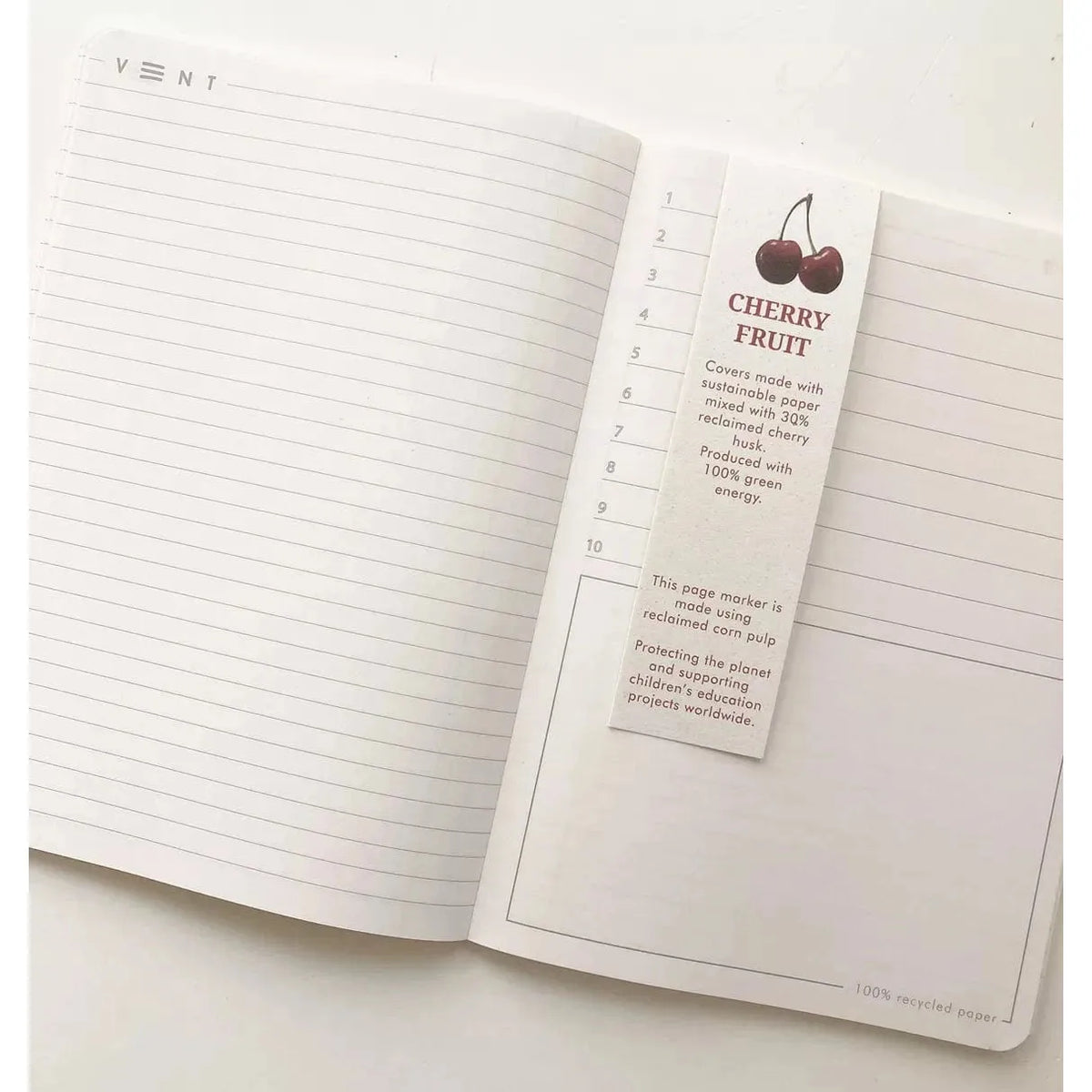 VENT for Change Cherry A5 Notebook