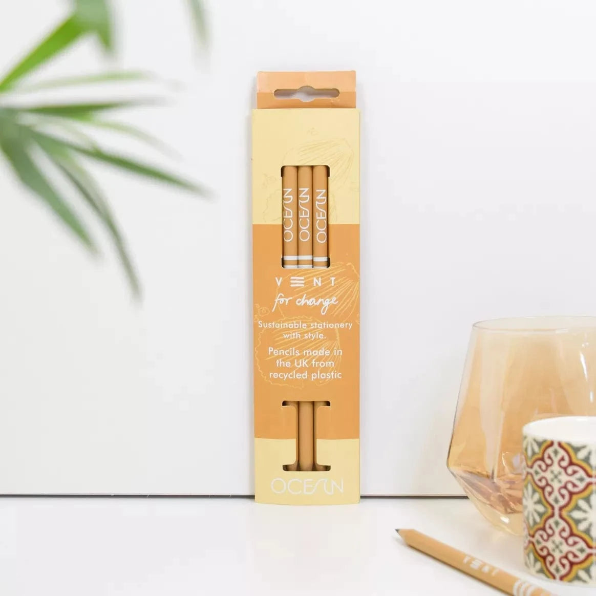 VENT for Change Sandy Yellow Pencils - Pack of 3