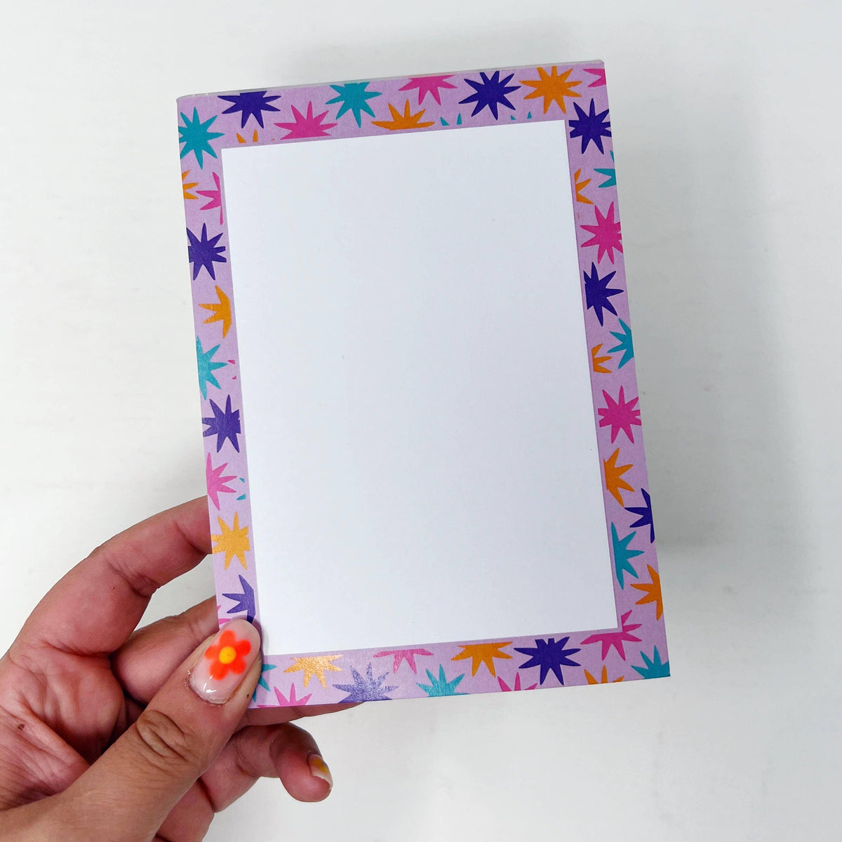 Xoxo Designs by Ruth A6 Colourful Star Notepad