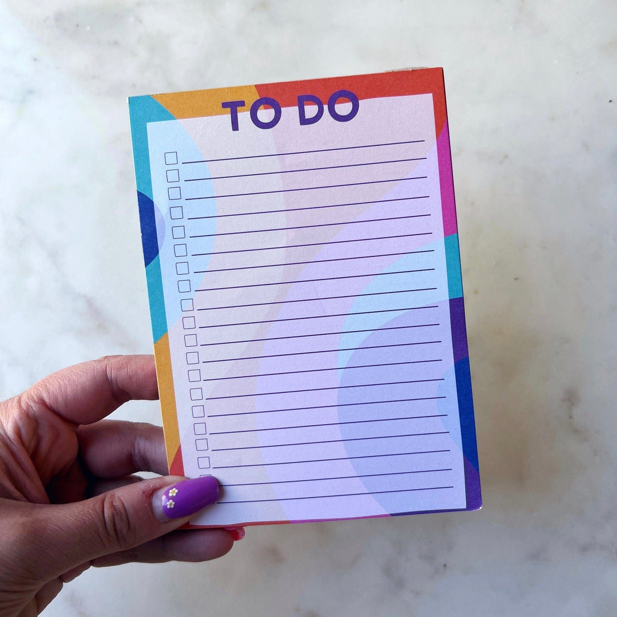 XOXO designs by Ruth A6 Colourful To Do Notepad