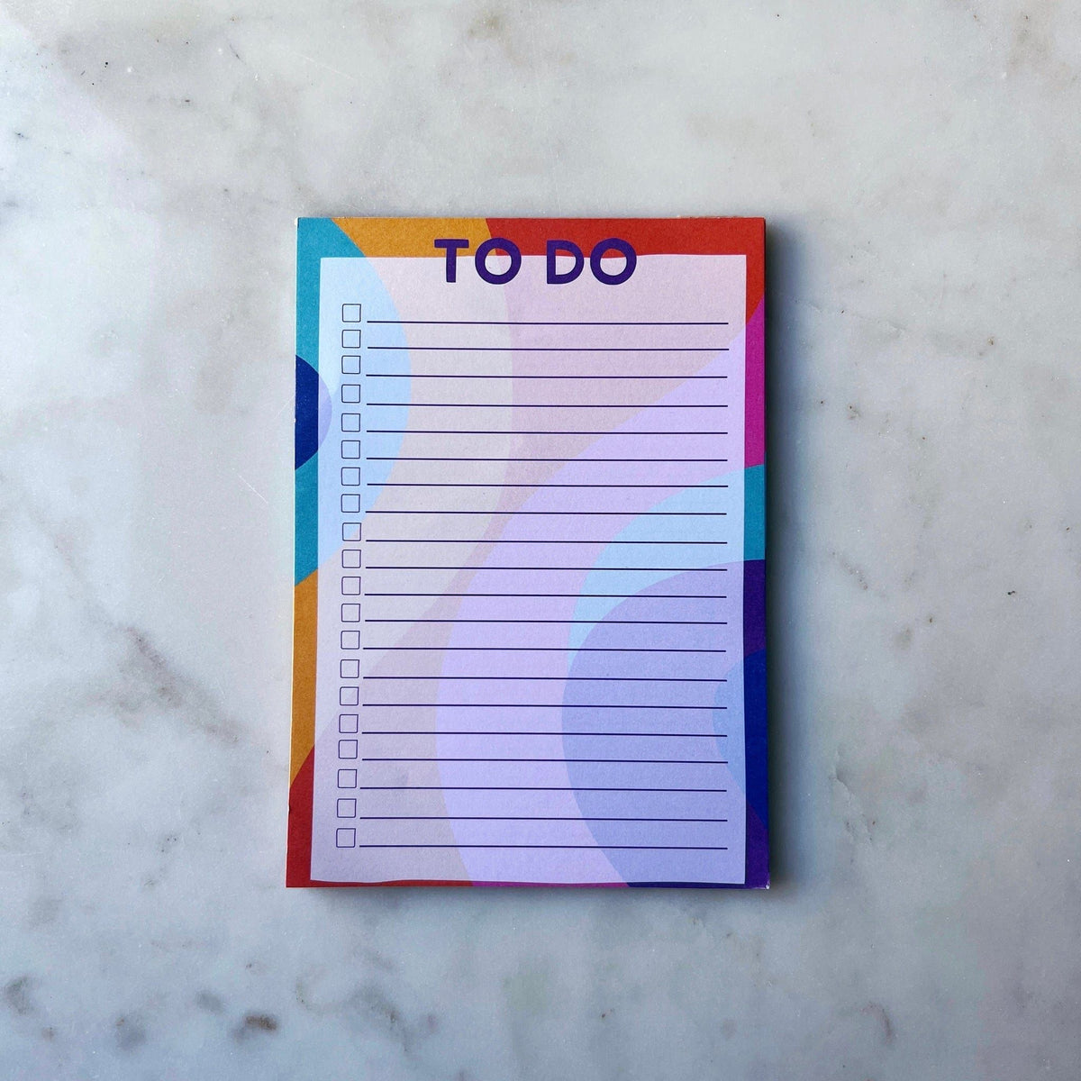 XOXO designs by Ruth A6 Colourful To Do Notepad