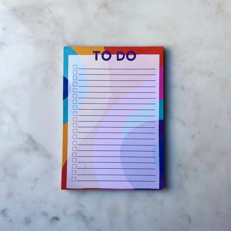 XOXO designs by Ruth A6 Colourful To Do Notepad