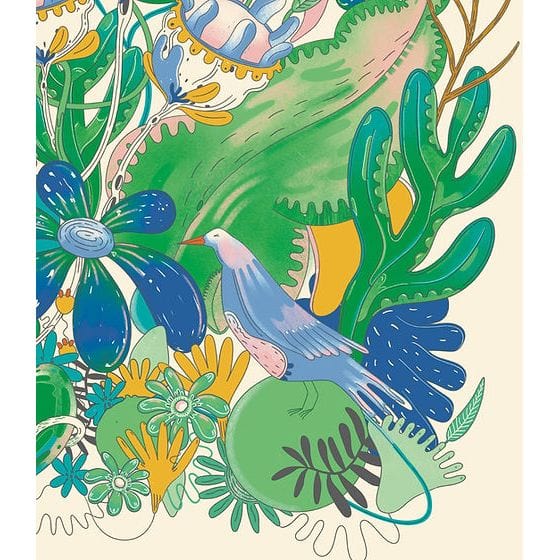 Alice Brown Wee Birds A4 Print