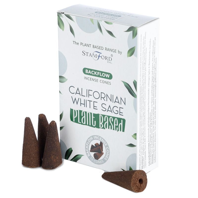 Ancient Wisdom Californian White Sage Plant Based Incense Cones