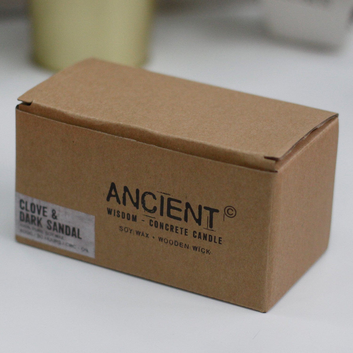 Ancient Wisdom Clove & Dark Sandalwood Wooden Wick Candle