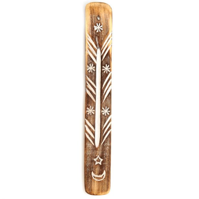 Ancient Wisdom Moon and Stars Mango Incense Holder