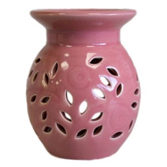 Ancient Wisdom rose Floral Ceramic Oil Burner