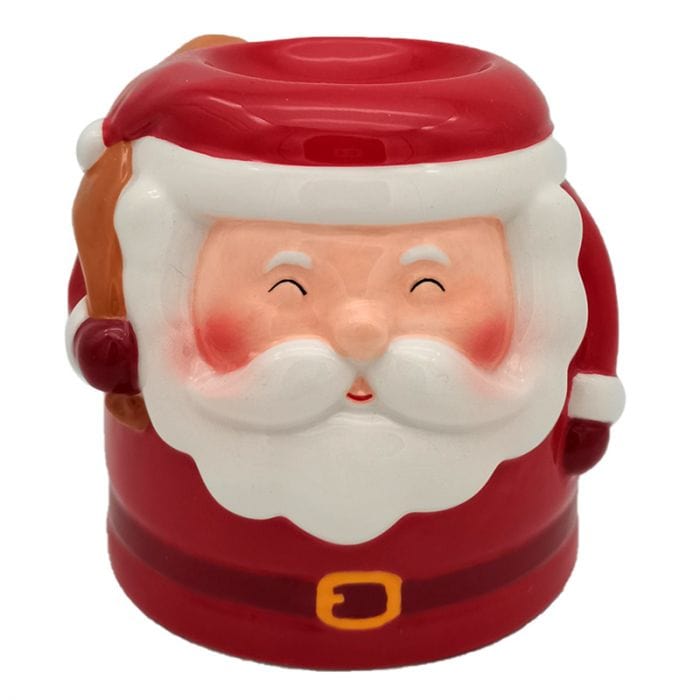 Ancient Wisdom Santa Shaped Christmas Ceramic Oil Burner