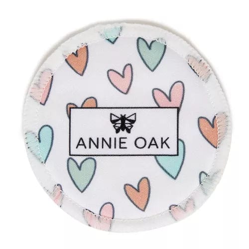 Annie Oak Heart Bamboo Make Up Remover Pads - Pack of 5