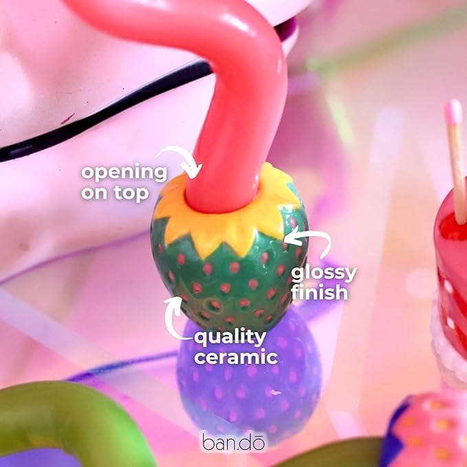 Ban.do Strawberry Candle Holder